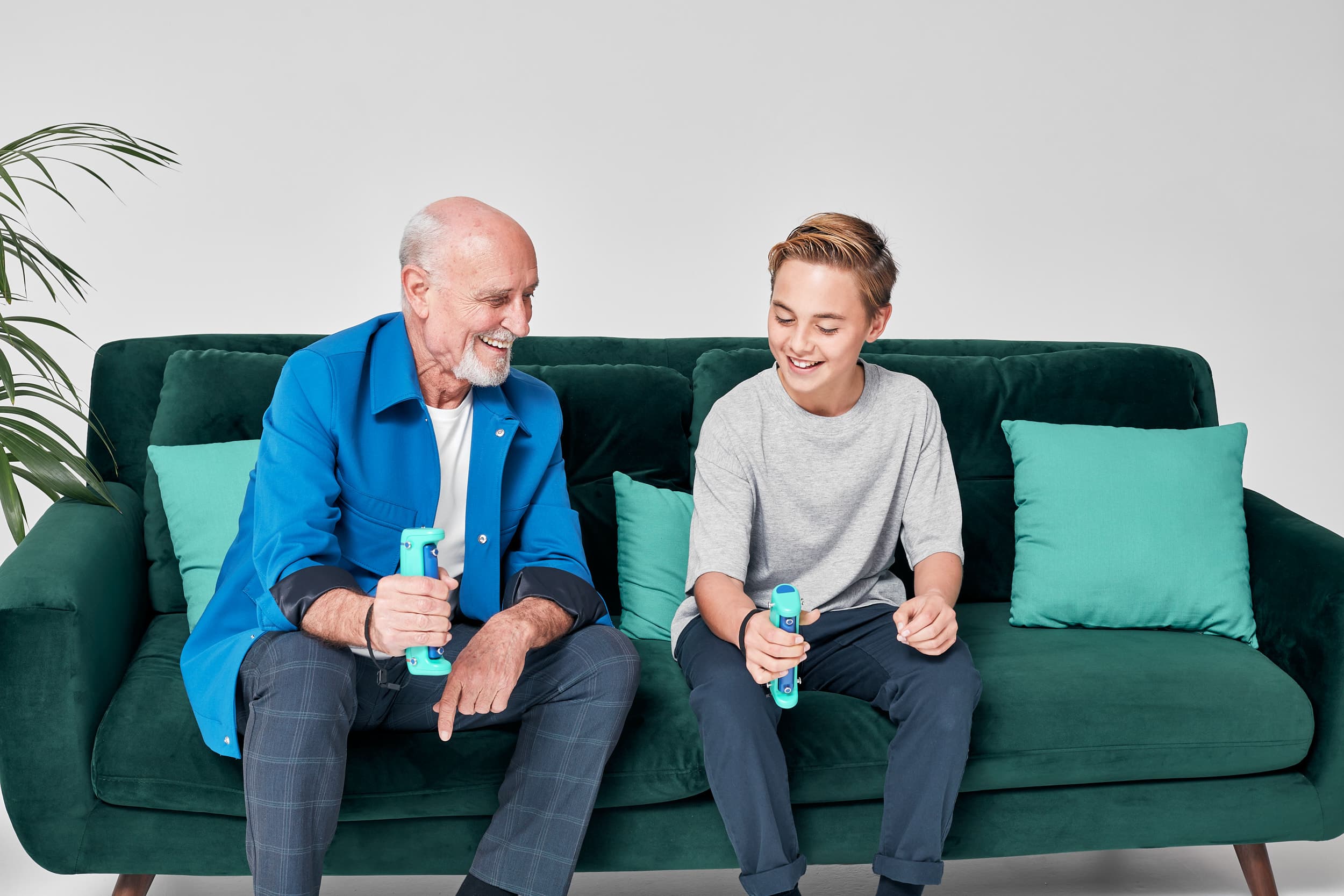 Older adult and family member at home, supported by an AAA community program