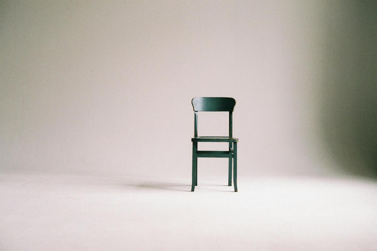 empty chair, timed up and go test